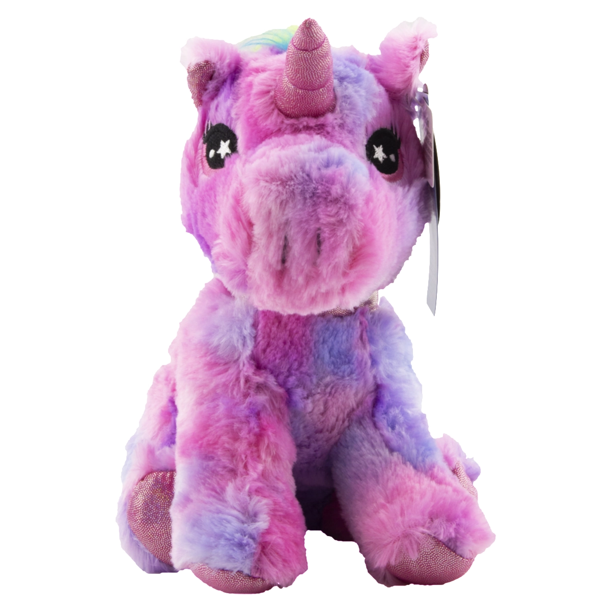 Brinquedo De Pelúcia Unicórnio Glow Rosa Buba