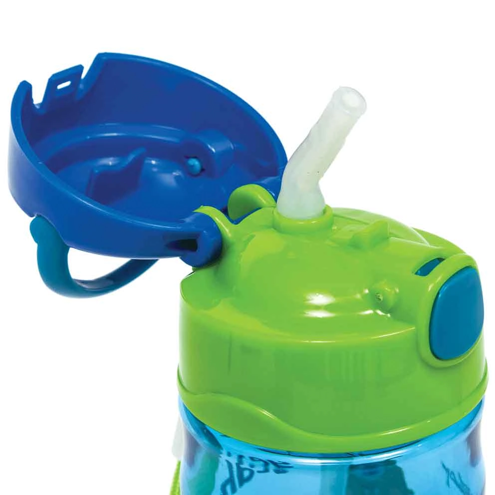 Garrafinha C/ Canudo 400ml Monster Party Buba