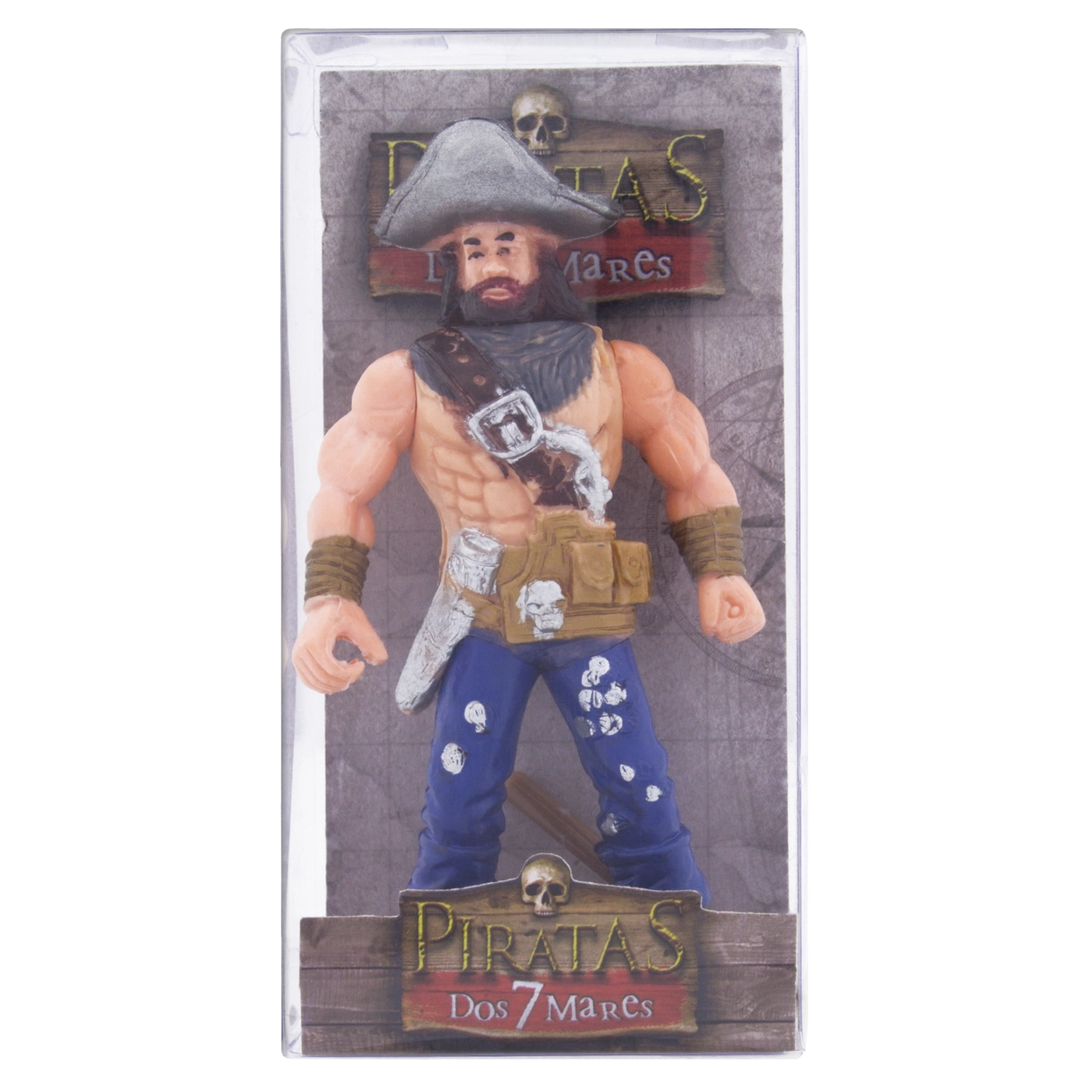 Boneco De Brinquedo Articulado Piratas Dos 7 Mares Buba