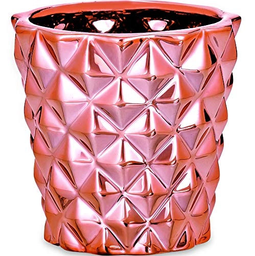 Jdm Cachepot Ceramica 08641 Rose Gold