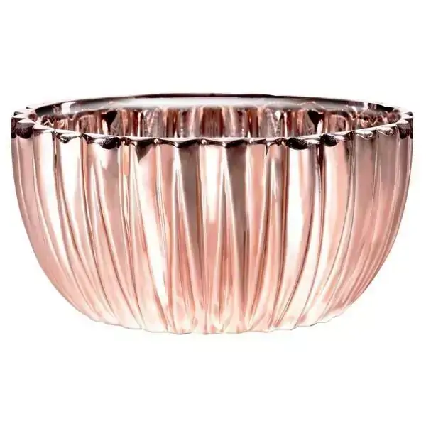 Cachepot Rose GOLD 22X11CM em Ceramica Medio MART 08609