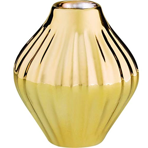 Vaso Ceramica 9031 Dourado