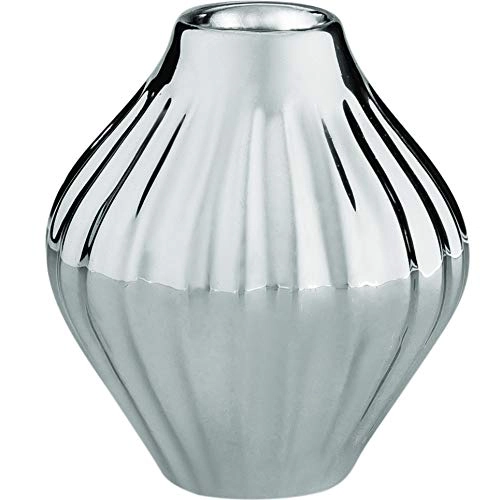 Vaso Prata em Ceramica 8,5X8,5CM MART 09033