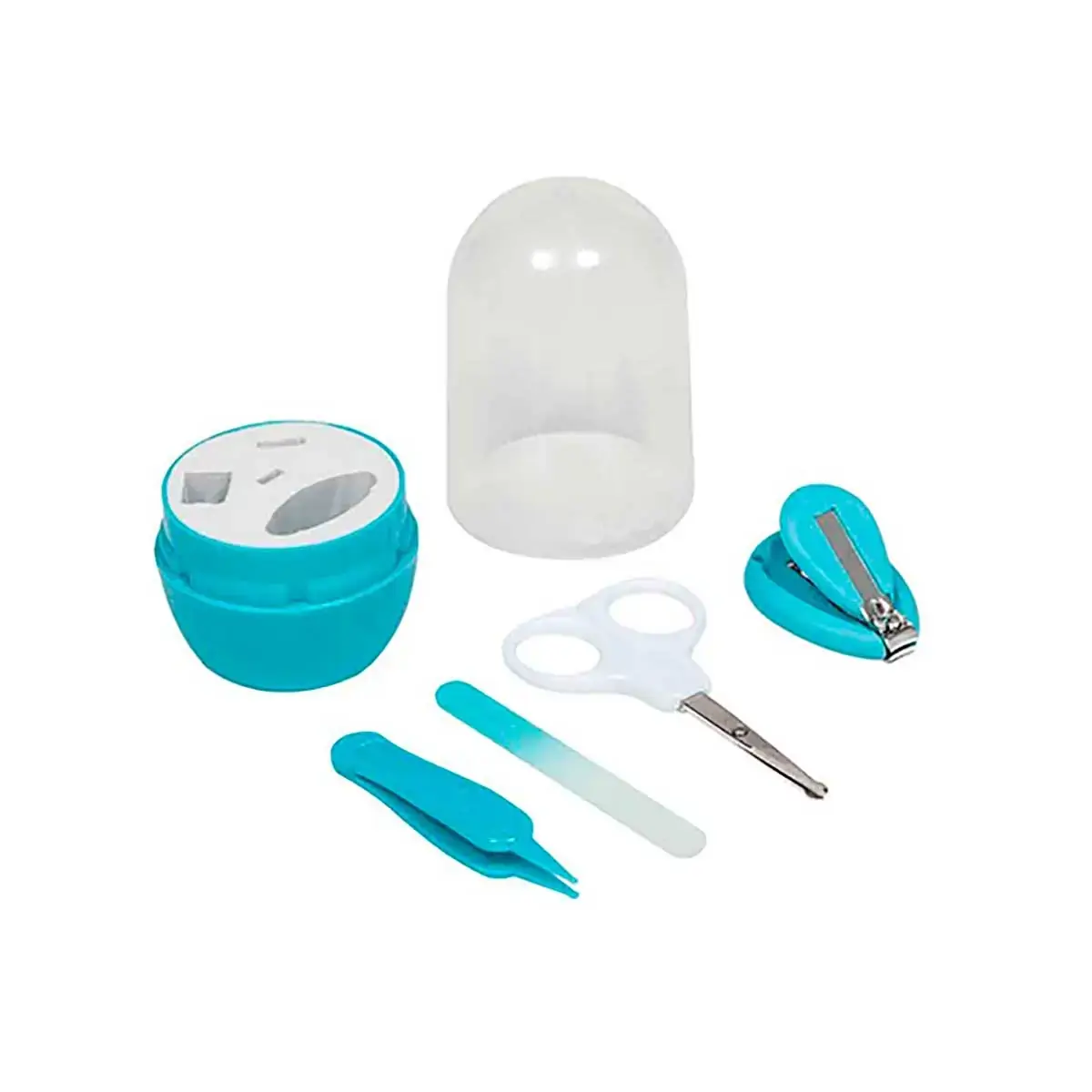 Conjunto de Higiene - Baby com Estojo - 4 Peças - Azul - Buba
