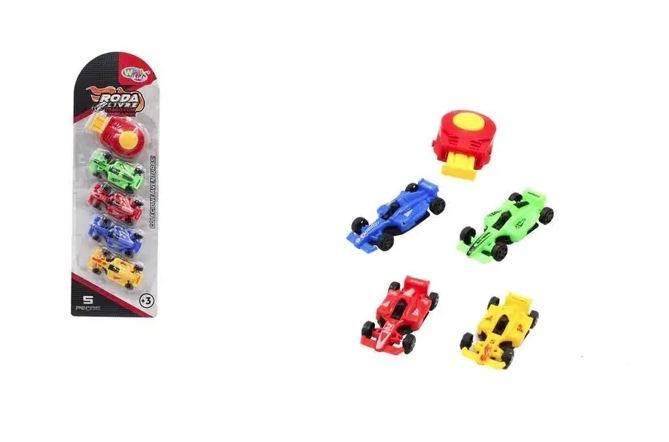 Carro C/lancador Formula 1 C/5pcs Sortido Wellmix