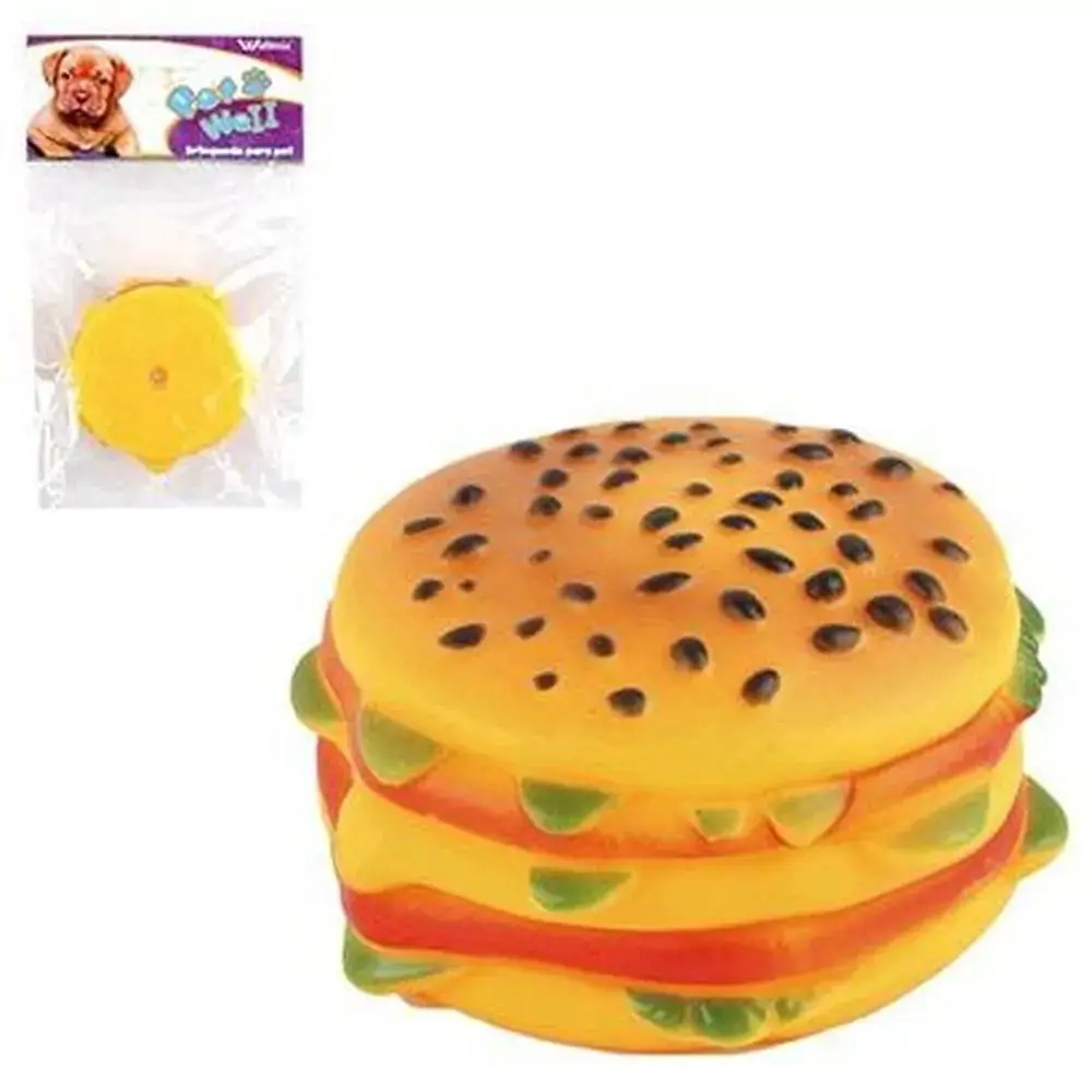 Pet Brinquedo P Cachorro Hamb Pq C Som Wellmix