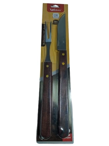 Conj Churrasco Inox C Faca Garfo Cb Md Long