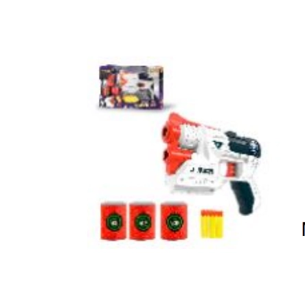 Pistola Lanca Dardos Ravil W Srt C/9pcs Ref.wb19792