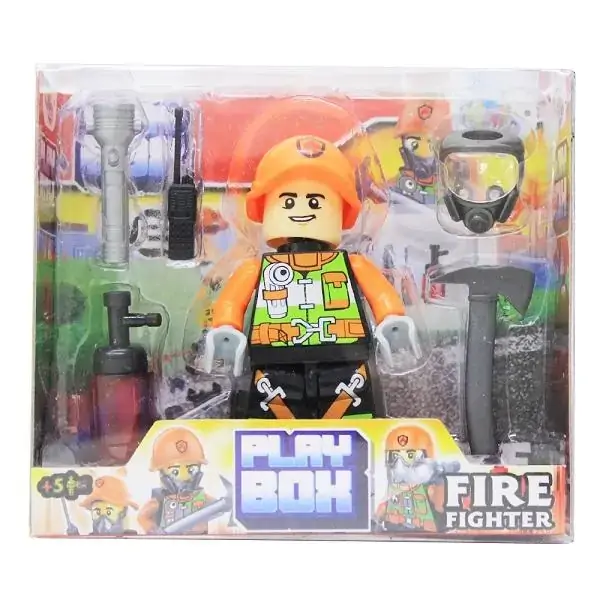 Boneco Bombeiro Monta E Desmonta Wb7697