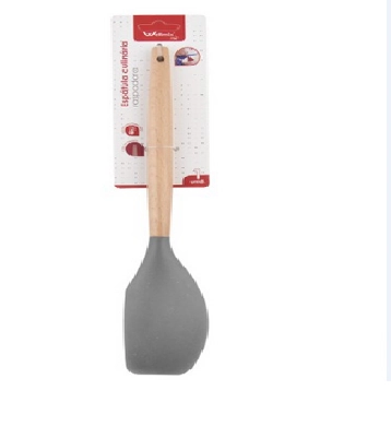 Espat Raspa Silic Grafit C/cabo Madeir 31cm Wellmix