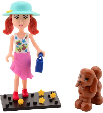Boneca De Montar C/5pc Girls Pet Play Box Wellmix