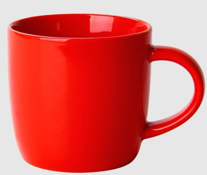 Caneca Ceramica Muddy Vermelha 320ml Wx11974 Wellmix