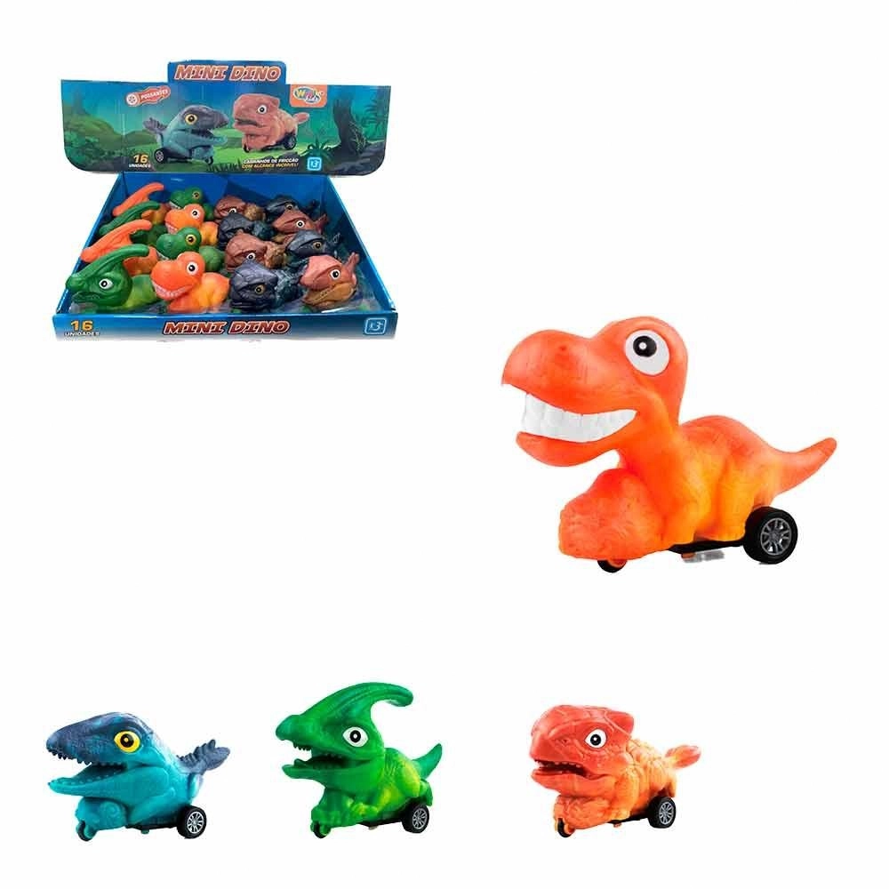 Carro Mini Dino Friccao Sortido Ref.wb12184 Wellmix