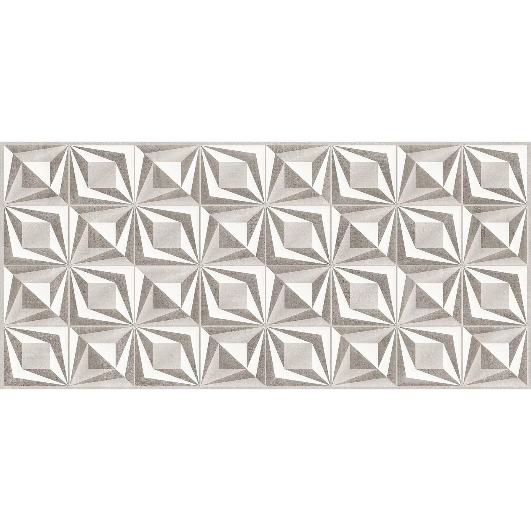 Revestimento para Parede Interna Acetinado Borda Reta Diamond Decor RT46506 46x100cm Embramaco