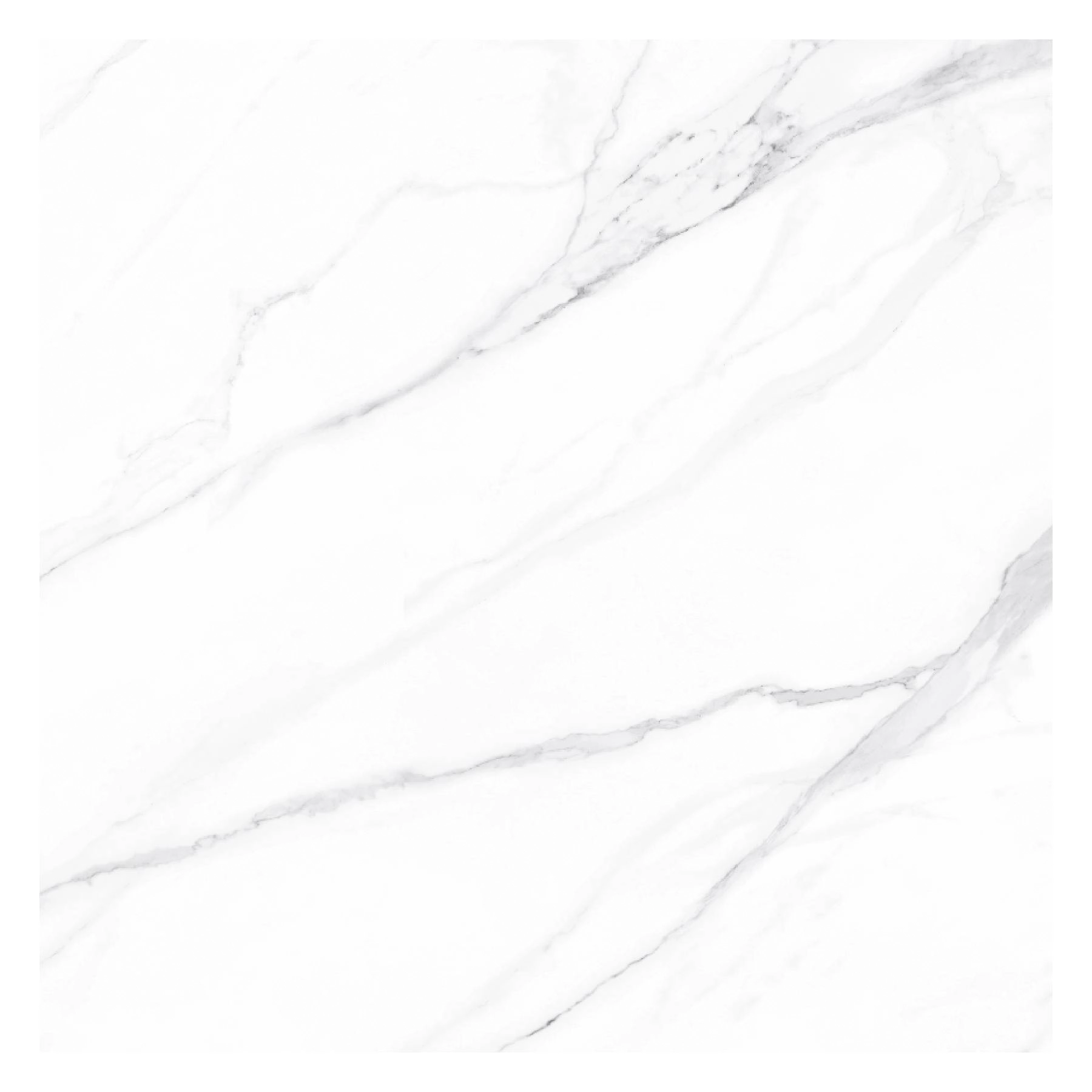 Porcelanato Marmorizado Polido Borda Reta Interno 121x121cm P71007 Branco Embramaco