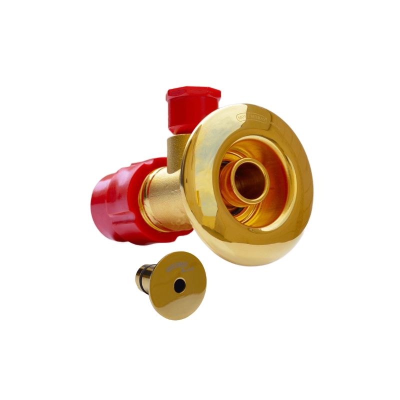 Hidrojato Redondo Maxx Ouro Gold 32mm Inox 316 Ouro 24k - Mont Serrat