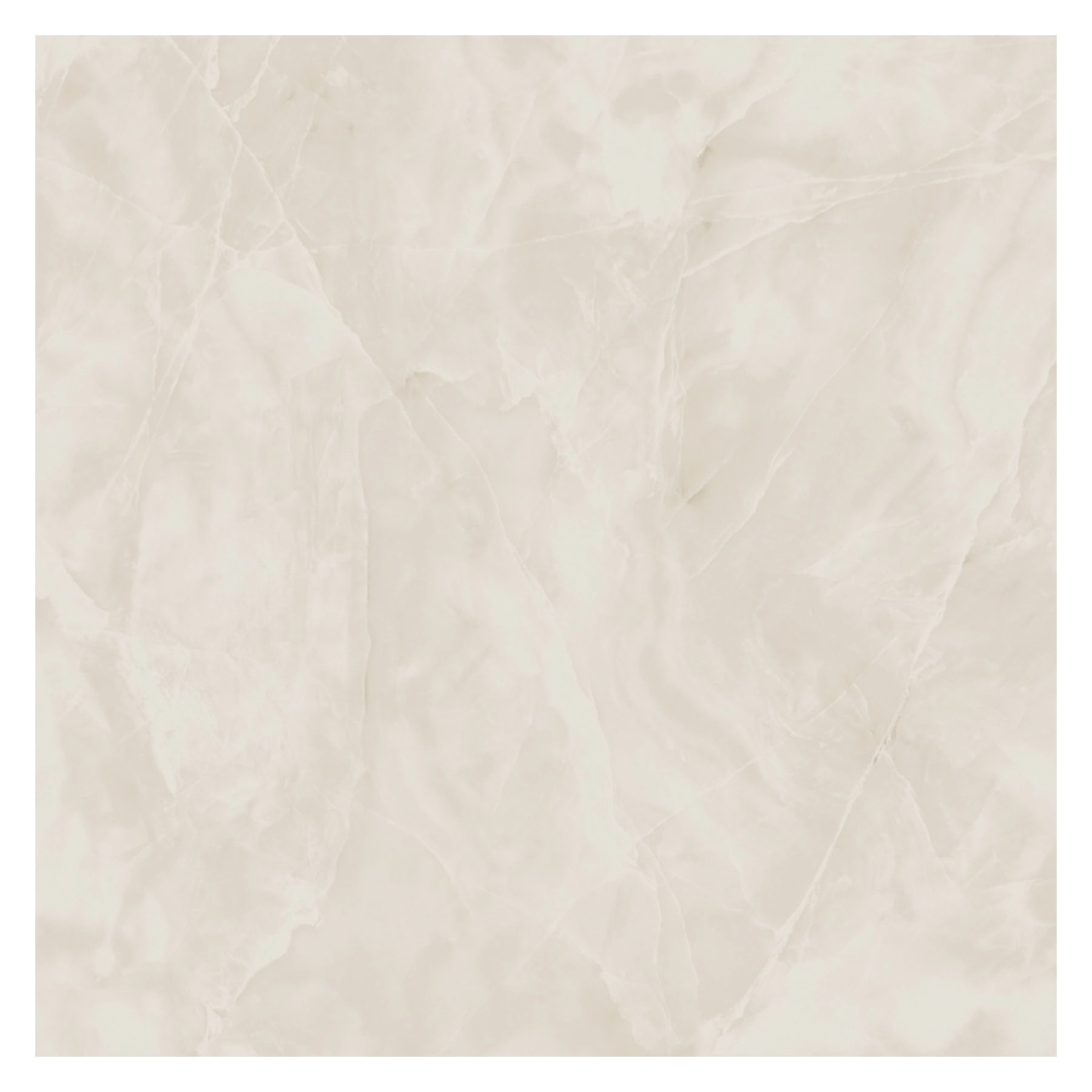 Piso Cerâmico Marmorizado Polido Borda Reta Interno 75x75cm Atena Prime P75251 Embramaco