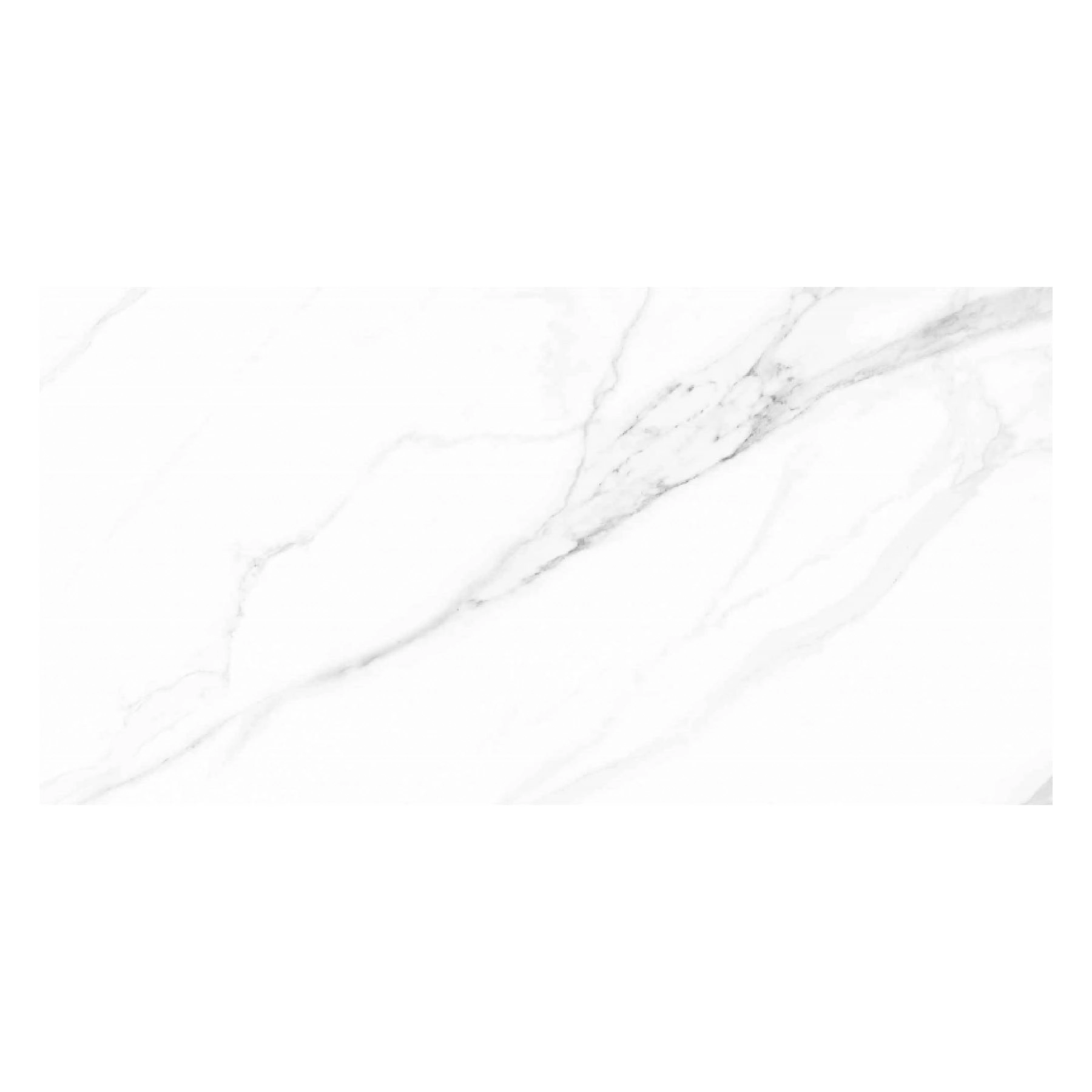 Porcelanato Marmorizado Acetinado Borda Reta Interno 20x122cm 70652 Branco Embramaco