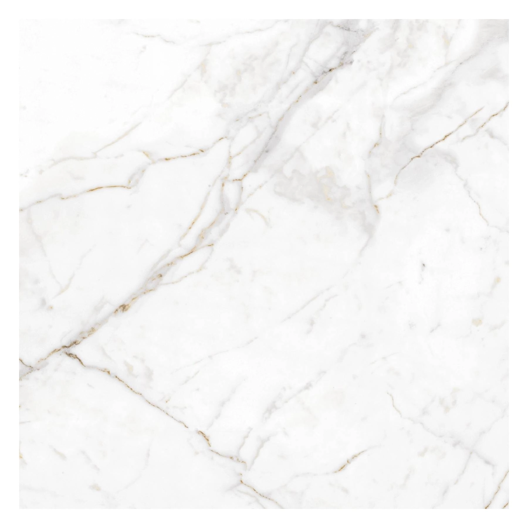 Porcelanato Marmorizado Acetinado Borda Reta Interno 83x83cm 70526 Branco Embramaco