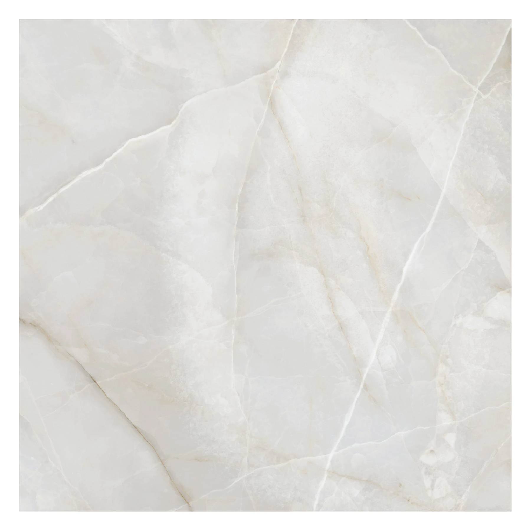 Porcelanato Marmorizado Polido Borda Reta Interno 94x94cm Marmo Kenya Lux Embramaco