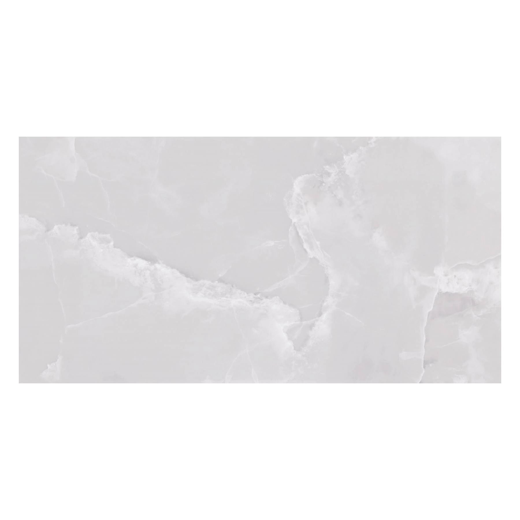 Porcelanato Marmorizado Polido Borda Reta Interno 62x121cm P70675 Branco Embramaco