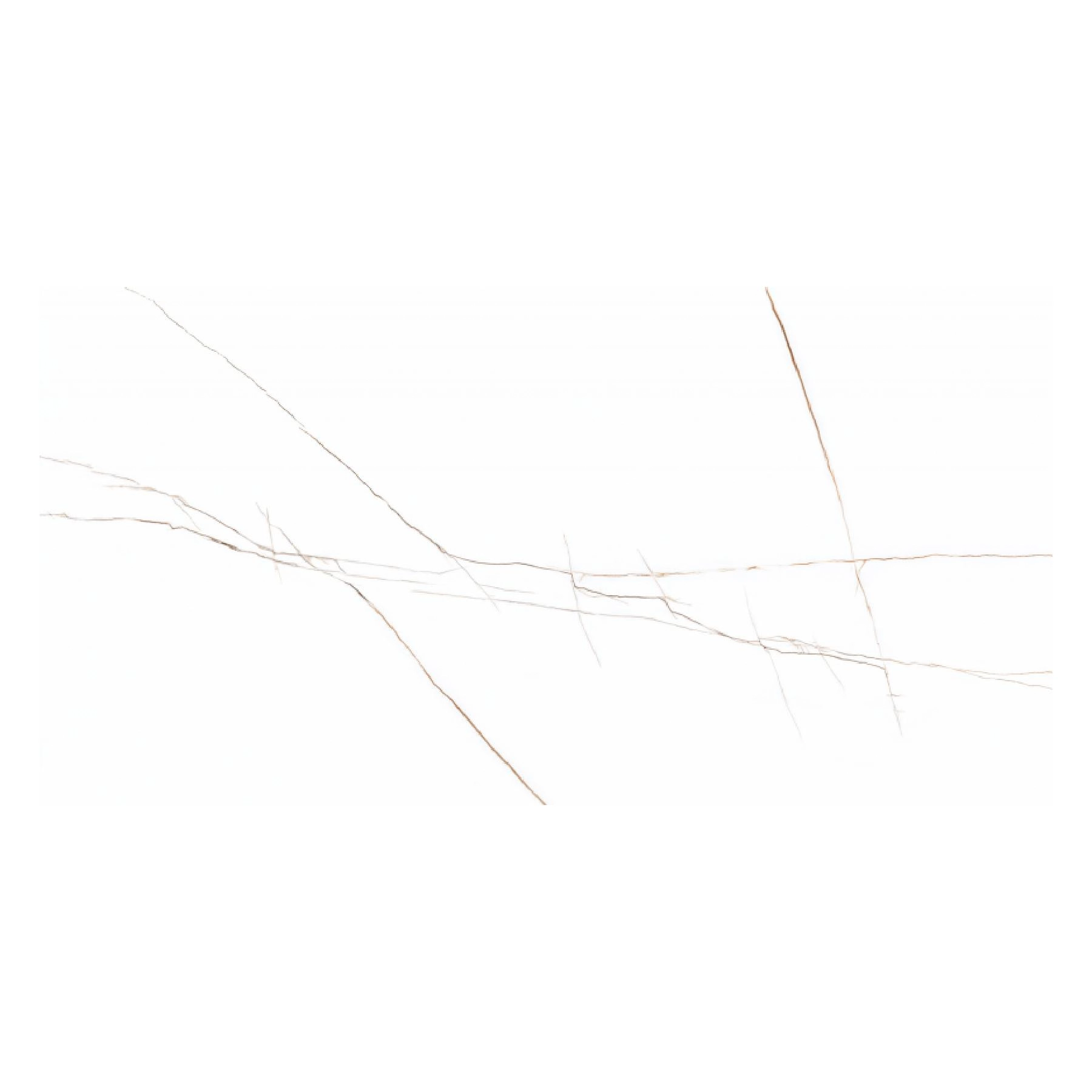 Porcelanato Marmorizado Acetinado Borda Reta Interno 62x122cm 70687 Branco Embramaco