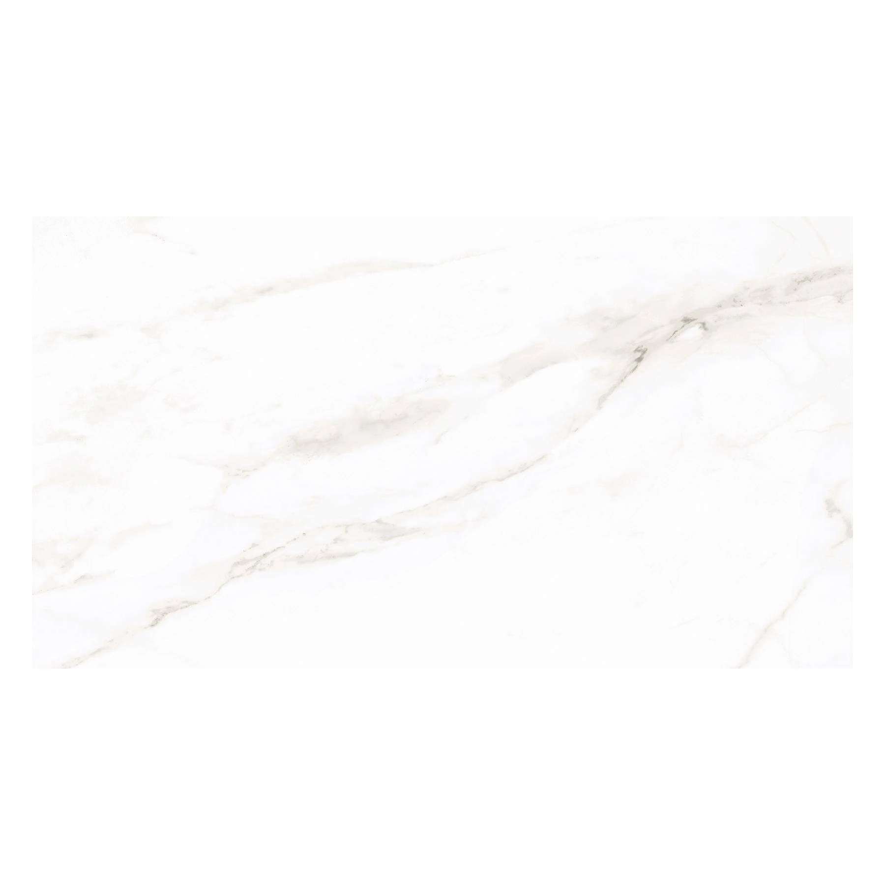 Revestimento de Parede Interno Marmorizado Brilhante 33x60cm Borda Reta Carrara Cristal Embramaco