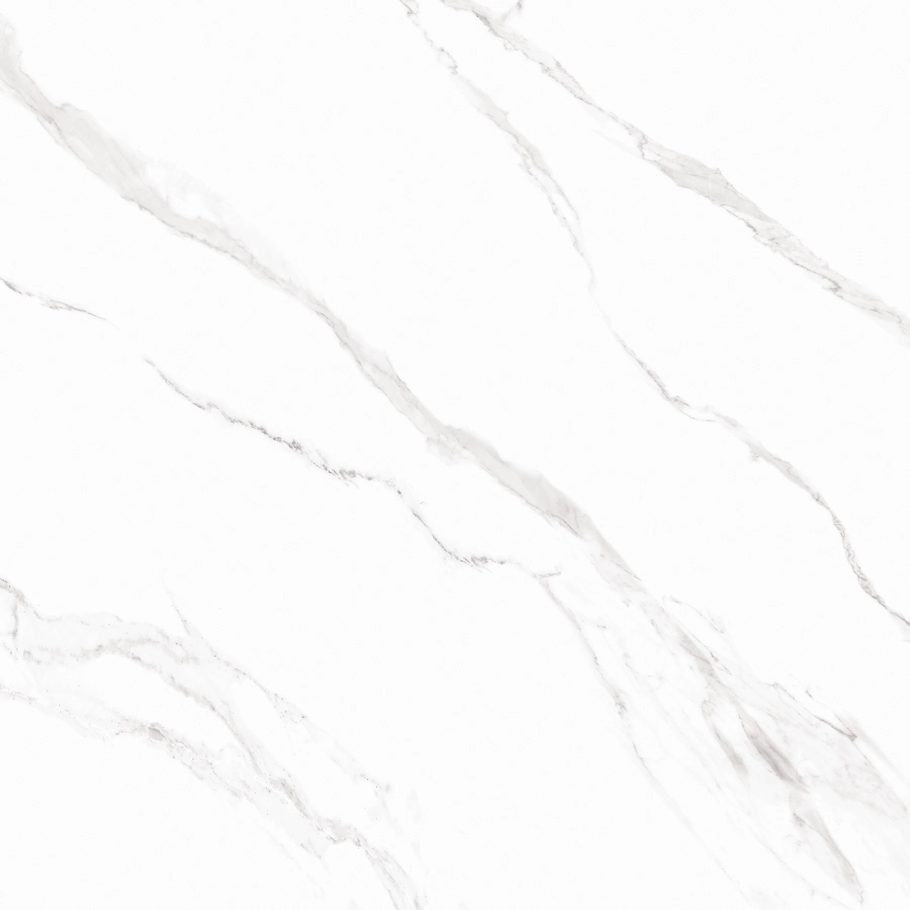 Porcelanato Marmorizado Polido Borda Reta Interno 61,8x61,8cm Carrara Niquel Lux Embramaco