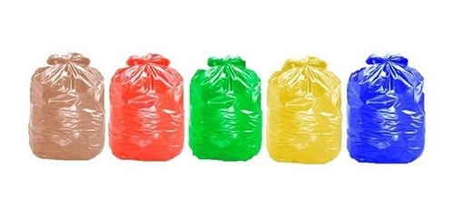 Saco Para Lixo 100 Litros (500 Und) Coleta Seletiva