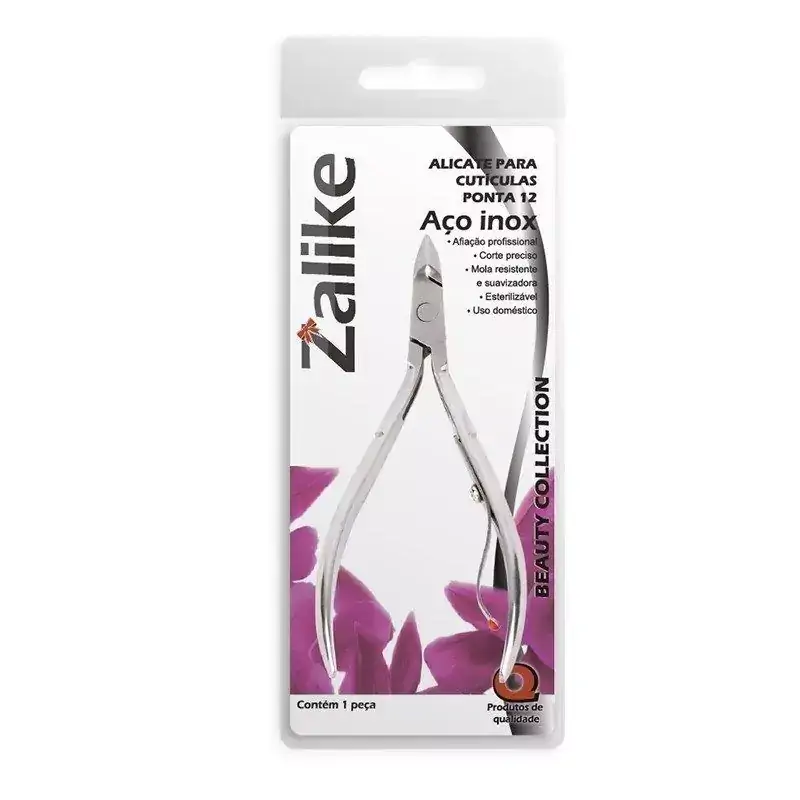 Alicate De Cutícula Zalike Inox Beauty - 819AF