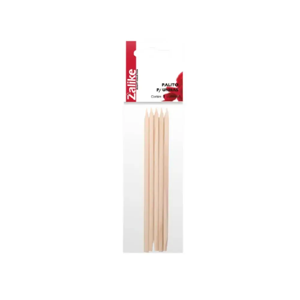 Palito Zalike P/ Unhas Ponta Chanf. 13 Cm 05un