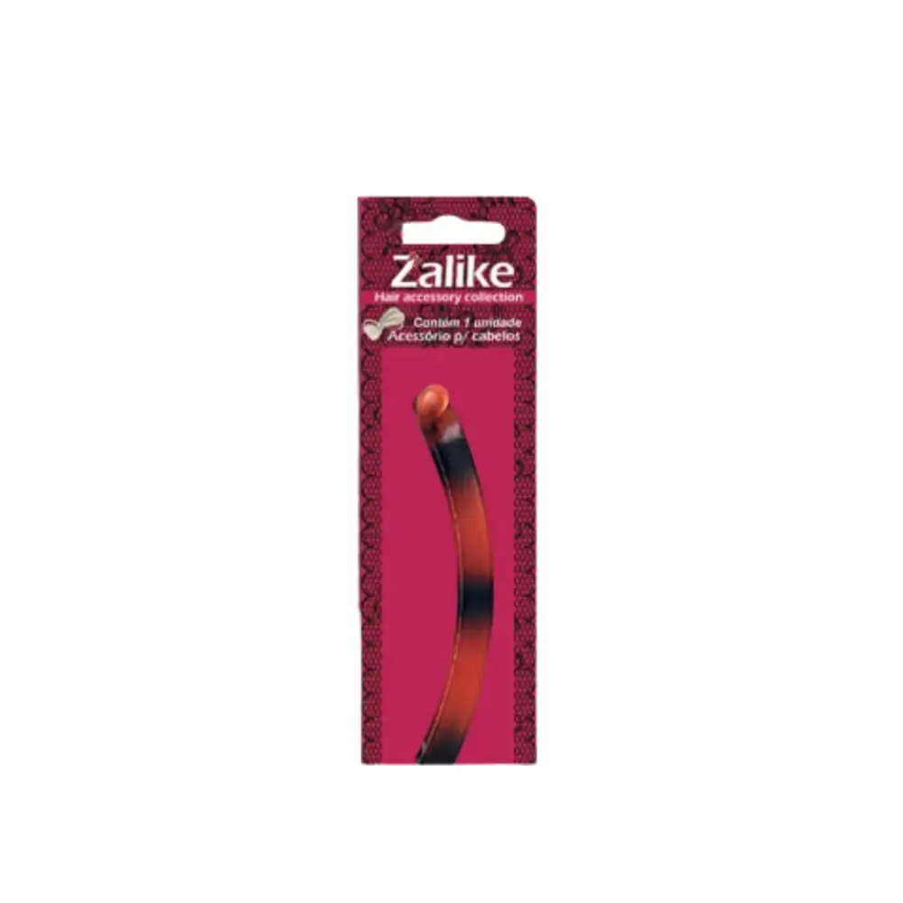 Presilha/fivela Cabelo Zalike Banana Tradicional 2 Cores 1un