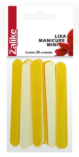 Lixa P/unha Zalike Pequena Canário 20un