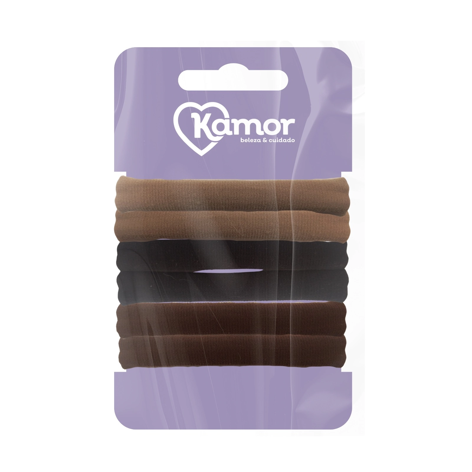Elastico P/cabelo Kamor Basicas C/6un
