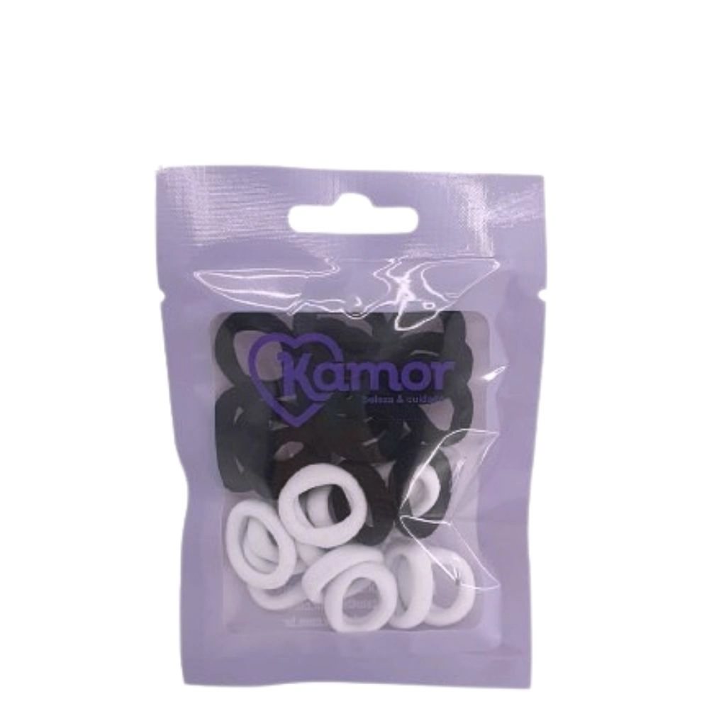 Elasticos P/cabelo Kamor Hibisco C/30un