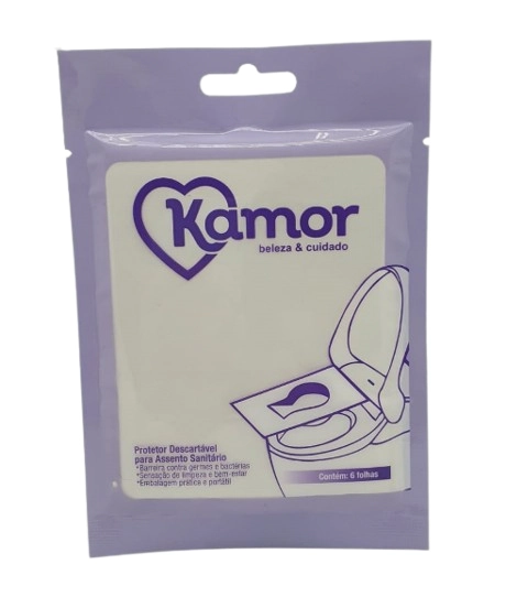 Protetor Sanitario Kamor Para Assento C/6un