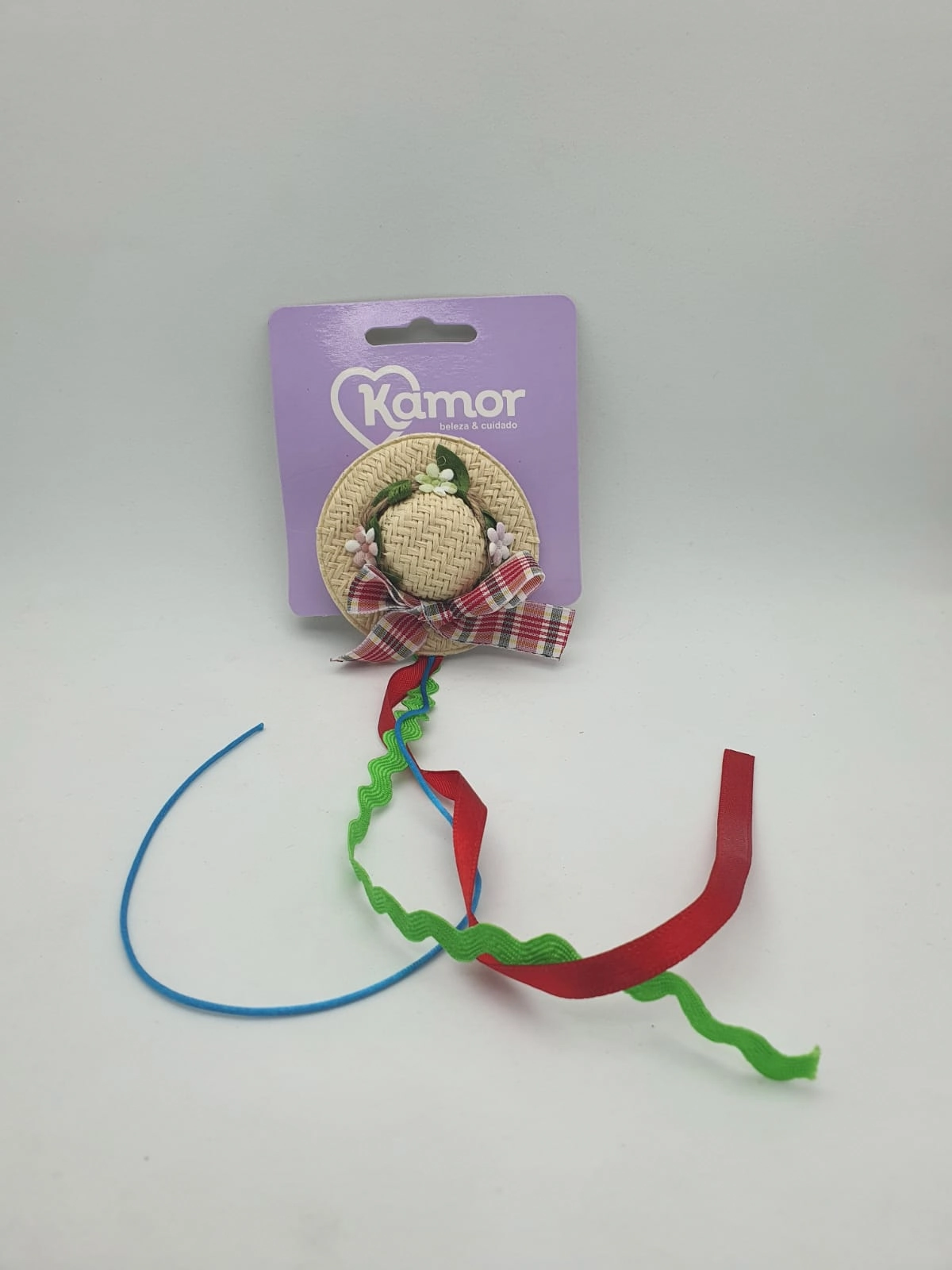 Presilha Kamor Ref 2232 K Chapeu De Palha E Fita 1un