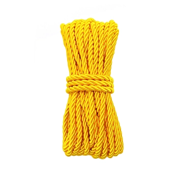 Cd008 005 036 010 Cordo So Francisco Larg 5,0 Mm Cor Amarelo Ouro Rolo 10 M Un: 1 Ou Pt: 5 Unidades