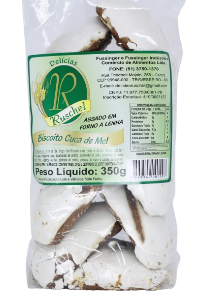 Bisc.ruschel 350g Cuca De Mel