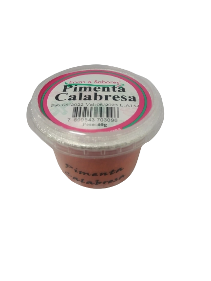 Pimenta Calabresa Ervas E Sabores Moida 40g