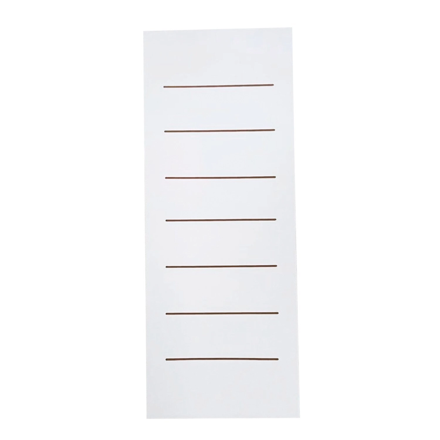 Folha De Porta De Madeira 210x72cm Cristal Primer Uniportas Branco