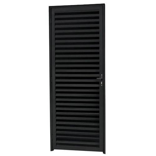 Porta Palheta Aluminio Preto 2.10x0.80 Lado Esquerdo