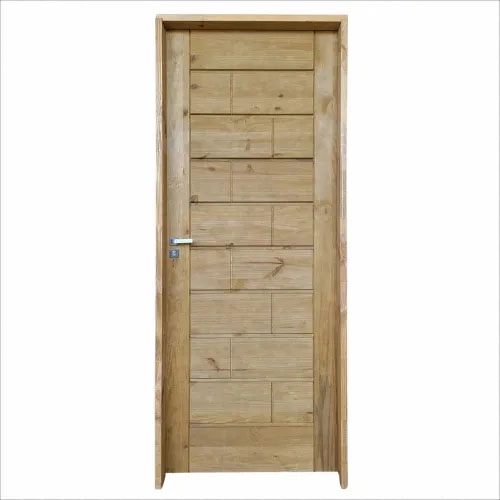 Porta De Madeira Maciça Ekos Completa 2.15x0.86 Lado Esquerdo