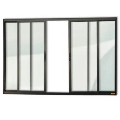 Janela Vitro 4 Folhas 1,20x1,80 Alumínio Preto S/g