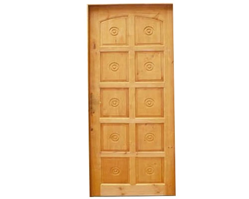 Folha De Porta De Madeira Maciça Torneada 2,10x0,82