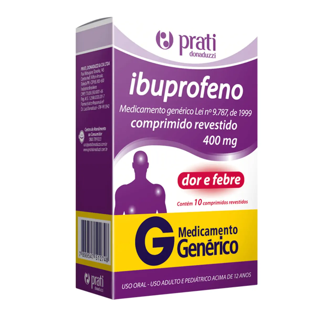 Ibuprofeno 400 Mg Cx 10 Comp