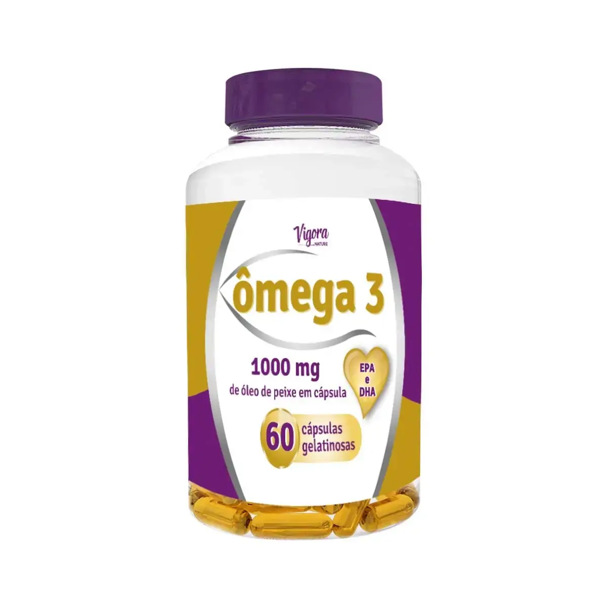 N Vigora Nature Omega 3 60 Cps / Gen Oleo De Peixe