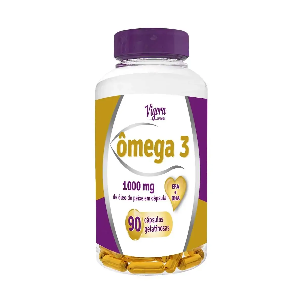N Vigora Nature Omega 3 90 Cps / Gen Oleo De Peixe