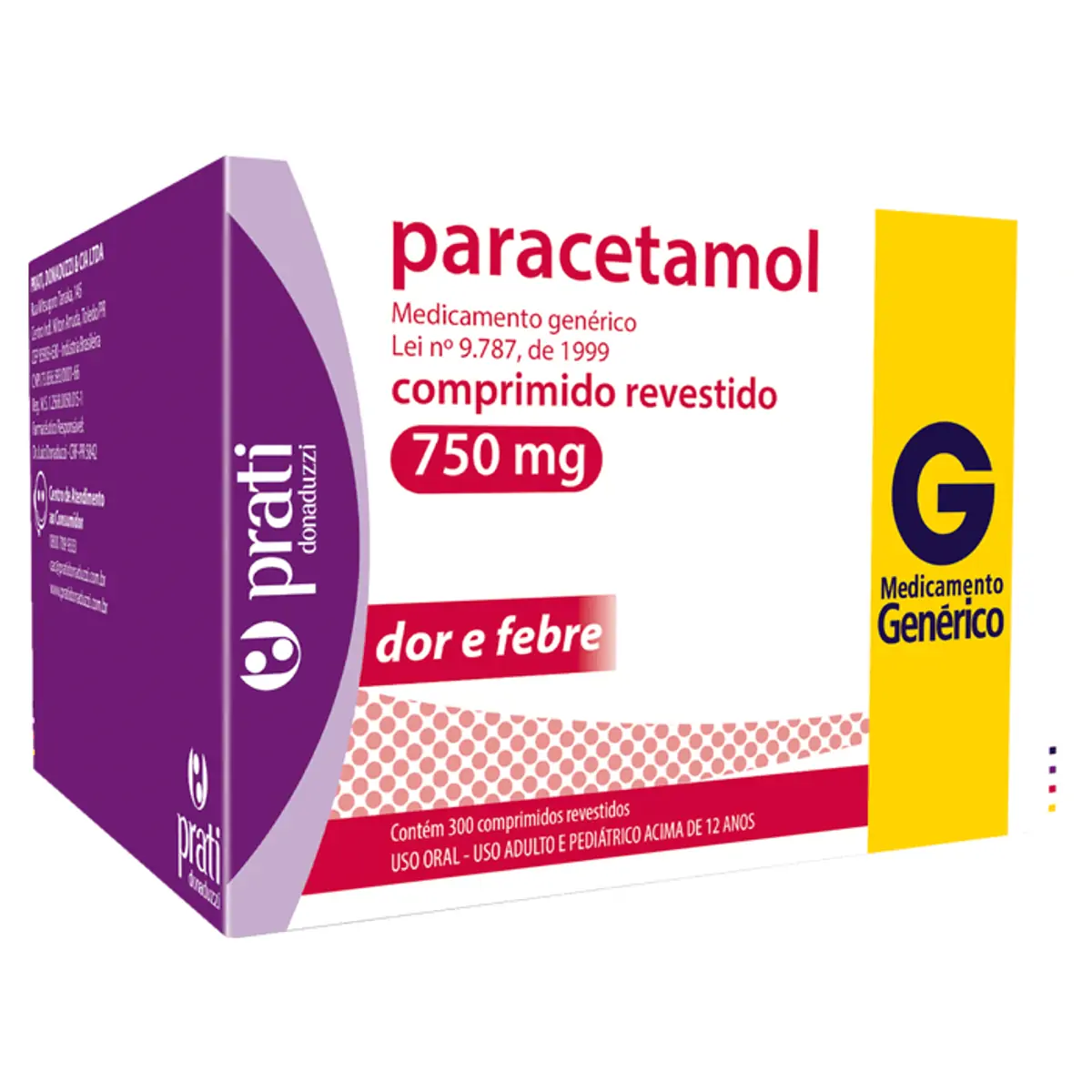 Paracetamol 750mg C 10cp Un