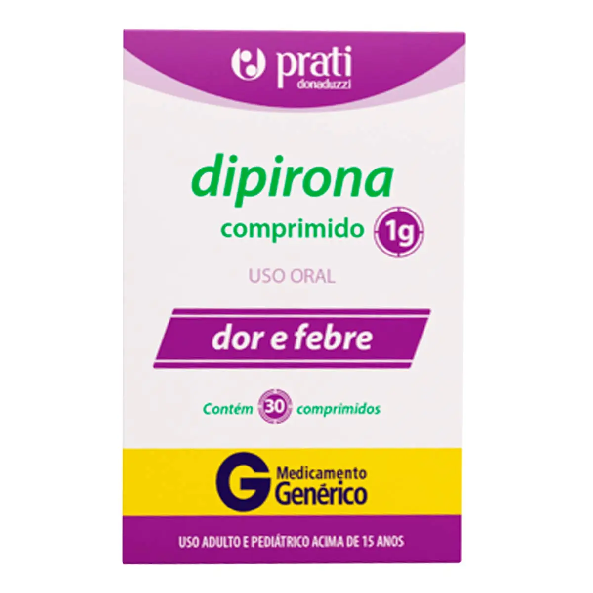 Dipirona 1000 Mg 30 Cps